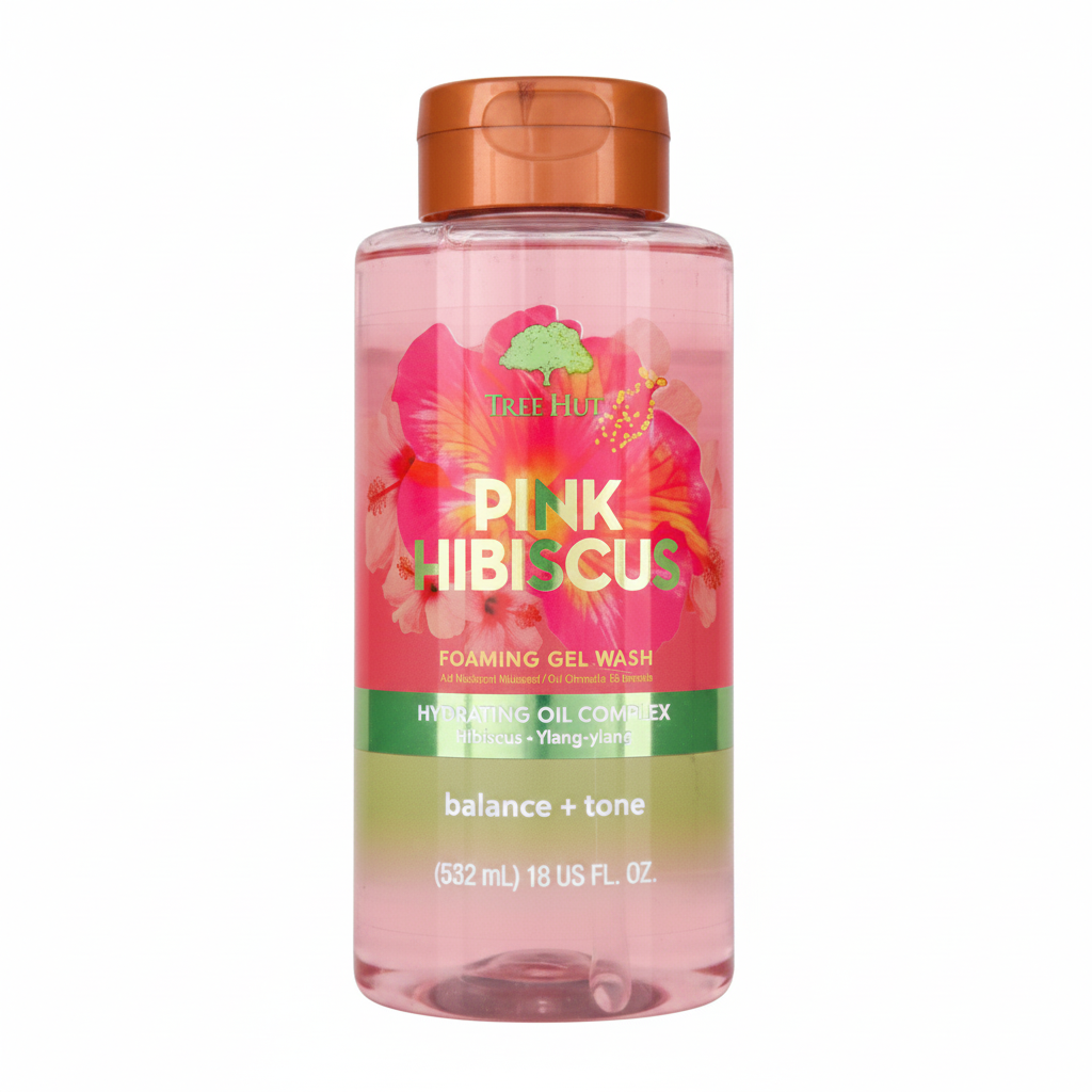 TREE HUT GEL ESPUMOSO PINK HIBISCUS 532 ML