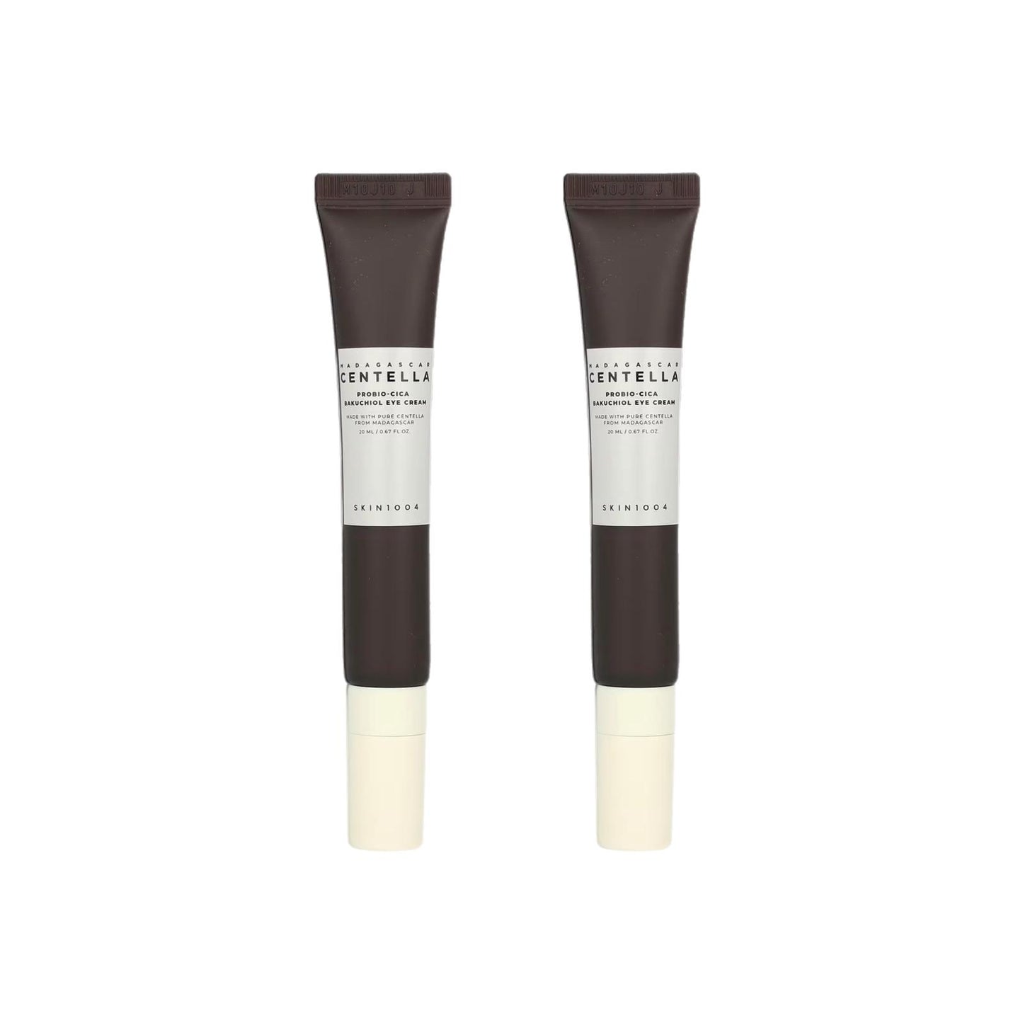 [Skin1004] CREMA PARA OJOS CON CENTELLA DE MADAGASCAR, PROBIO-CICA Y BAKUCHIOL, paquete doble de 20 ml*2