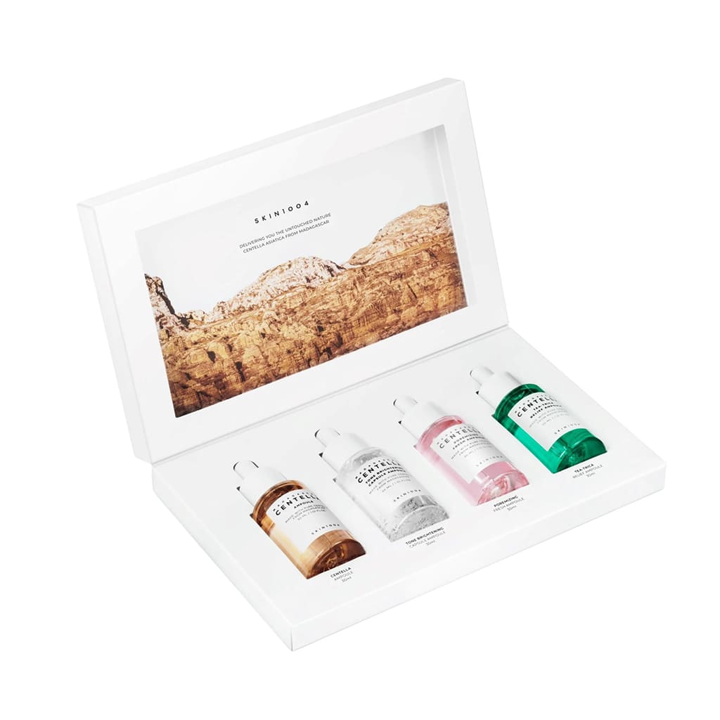 [Skin1004] Kit de ampollas de centella de Madagascar (mini ampollas 4 tipos)