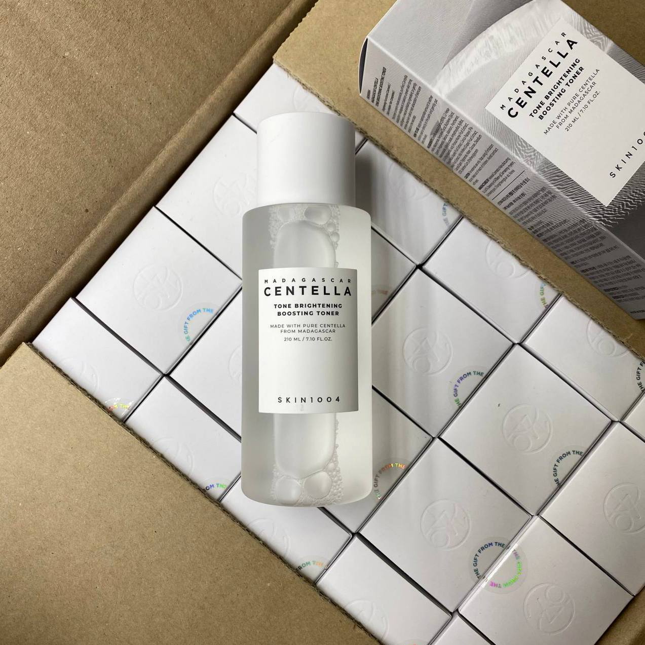 [Skin1004] Tónico iluminador y potenciador del tono con centella de Madagascar, 210 ml