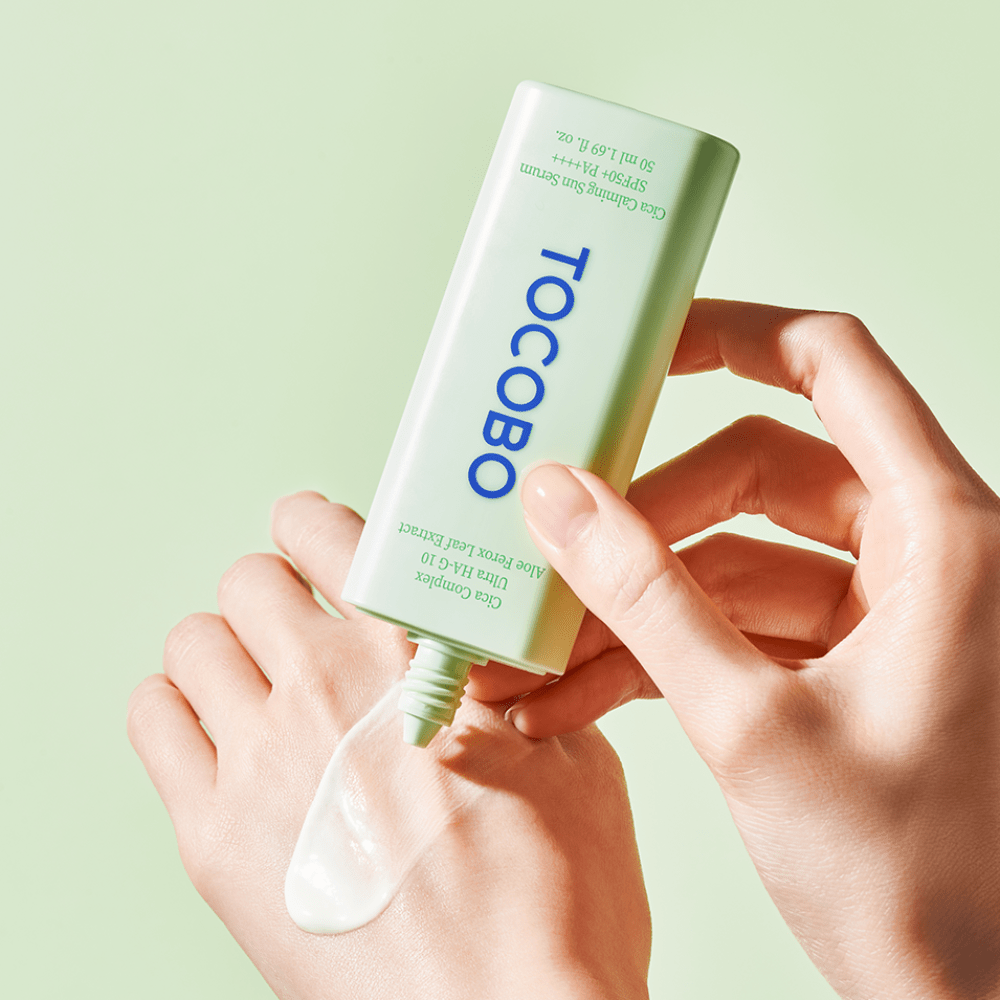 [TOCOBO] BLOQUEADOR EN CREMA SOLAR CALMANTE CICA 50ML SPF50+ PA++++"