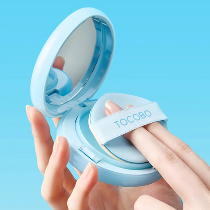 [TOCOBO] COJÍN DE SOL TOCOBO BLUR FINISH 01 AZUL ALGODÓN