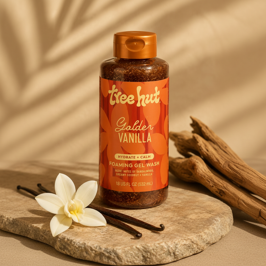 TREE HUT GEL WASH GOLDEN VANILLA 532ML