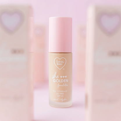 FA-050 BASE SHE GOLDEN FOUNDATION BEAU VISAGE