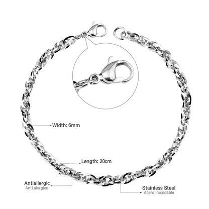 BC500120S PULSERA ACERO FINA ACERINA