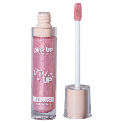 PKG  LABIAL LIP GLOSS GLITTER UP PINK UP