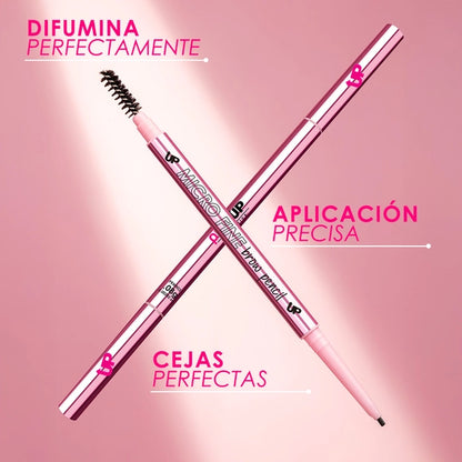 PKMB LAPIZ DELINEADOR FINO RETRACTIL PARA CEJA PINK UP