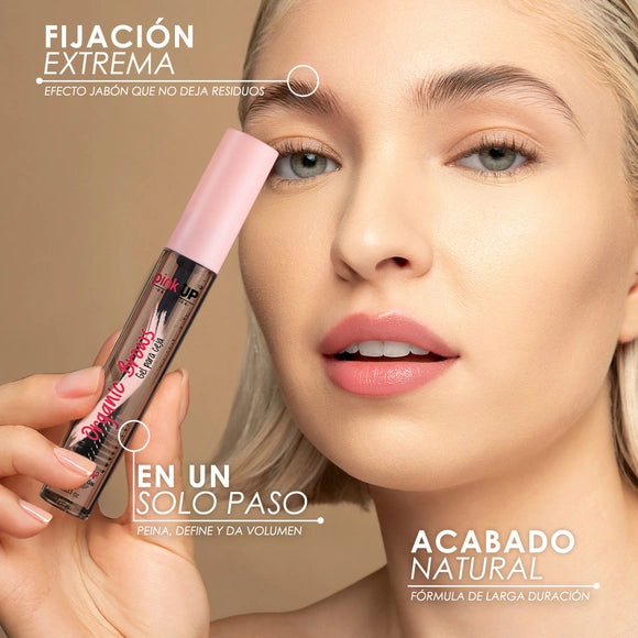 PKOE01 GEL FIJADOR DE CEJAS PINK UP