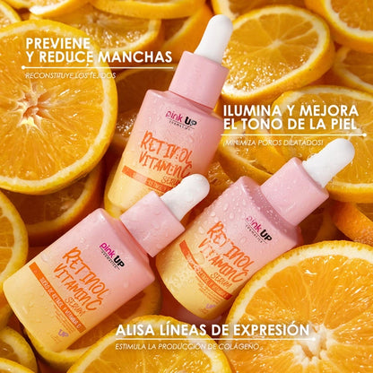 PKSK08 SERUM RETINOL VITAMINA C 30ml PINK UP