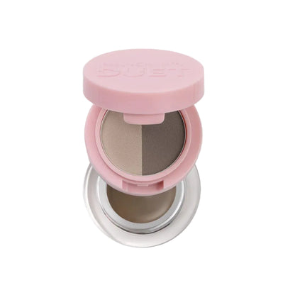 DUET-POD1 BLONDE DUET MAQUILLAJE POLVO CREMOSO PARA CEJAS BEAUTY CREATIONs