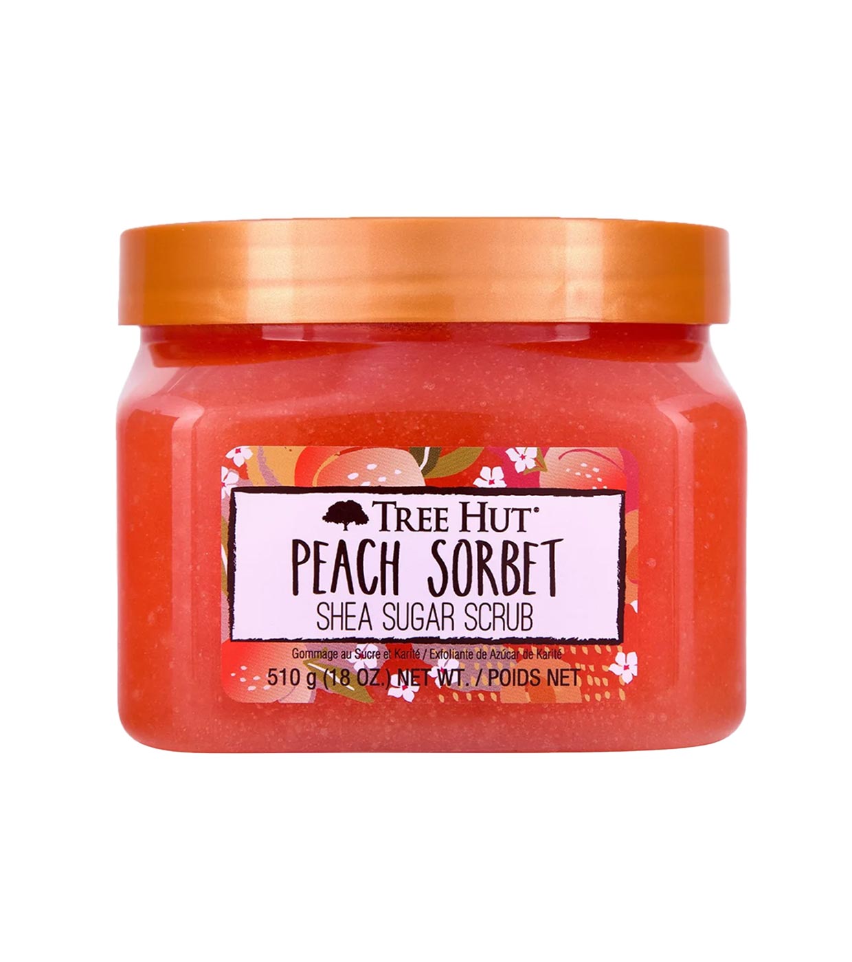 TREE HUT EXFOLIANTE DE AZUCAR PEACH SORBET 510
