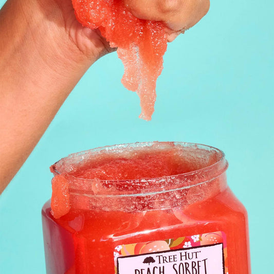 TREE HUT EXFOLIANTE DE AZUCAR PEACH SORBET 510