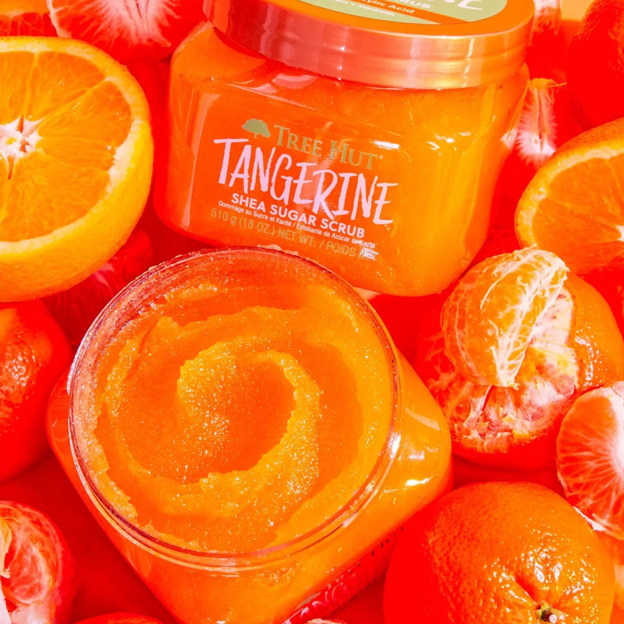 TREE HUT EXFOLIANTE DE AZUCAR TANGERINE 510G