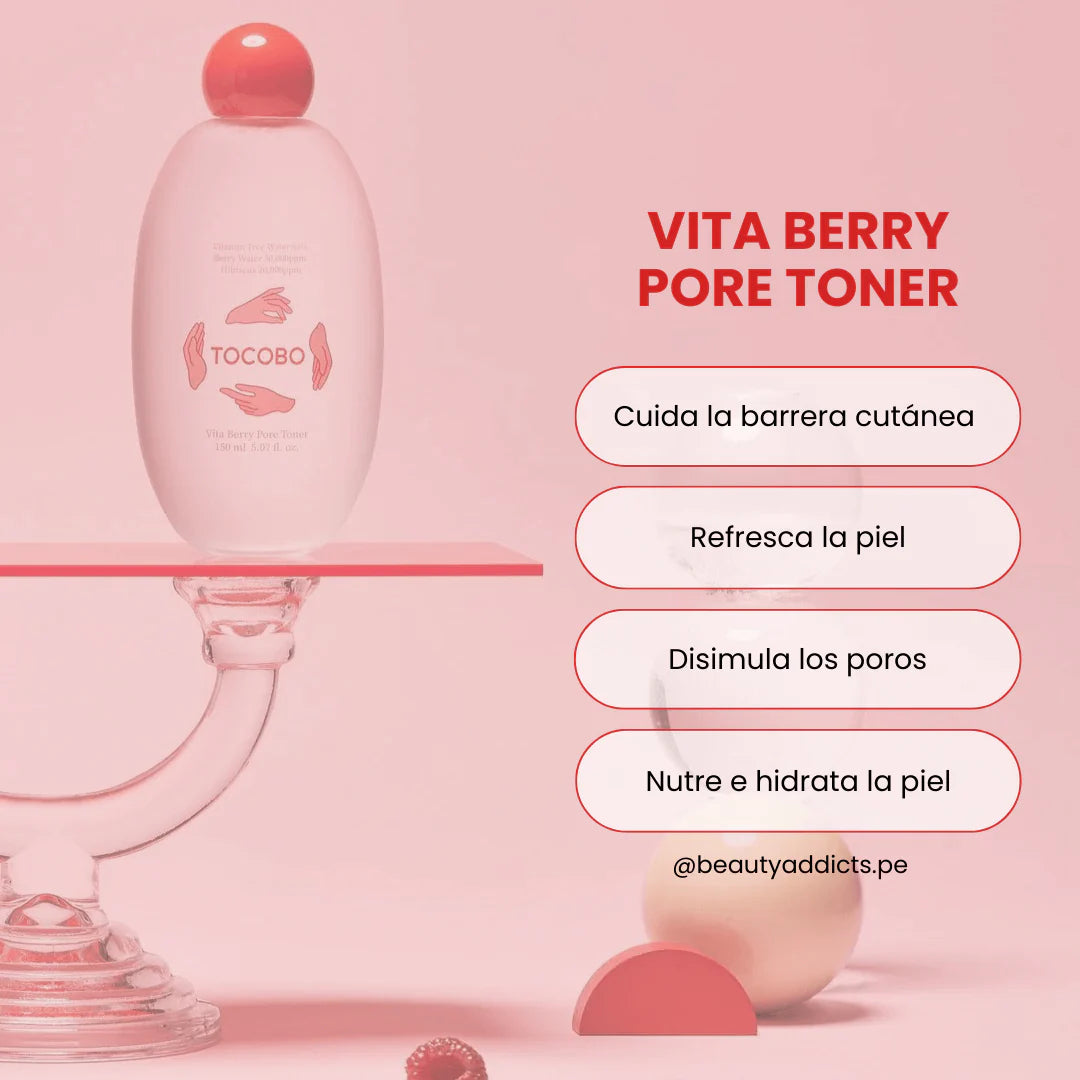 [TOCOBO] TÓNICO DE POROS VITA BERRY 150 ml